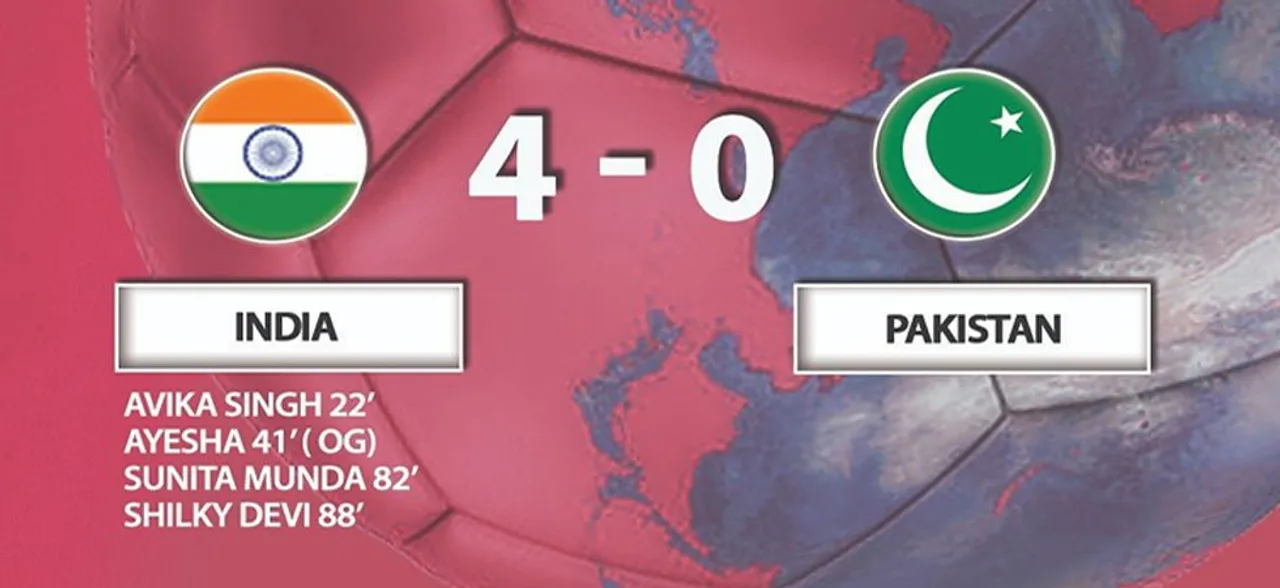 Indian women thrash Pakistan 4-0 in AFC Championship Qualifiers 