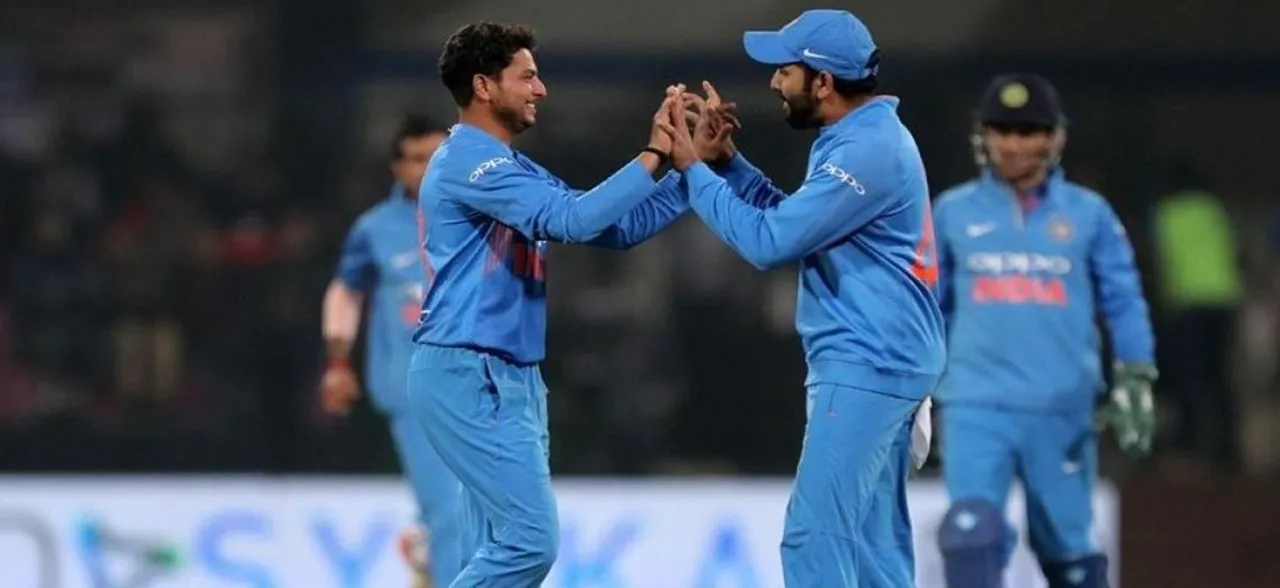 Kuldeep Yadav becomes fastest Indian spinner to take 50 ODI wickets
