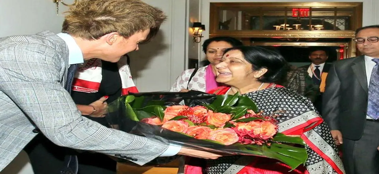 Sushma Swaraj arrives in New York for 73rd UNGA session