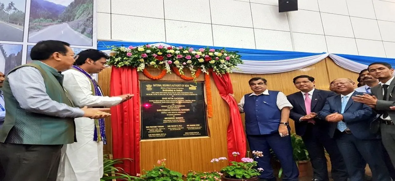 Gadkari dedicates to nation upgraded NH-44 in Meghalaya