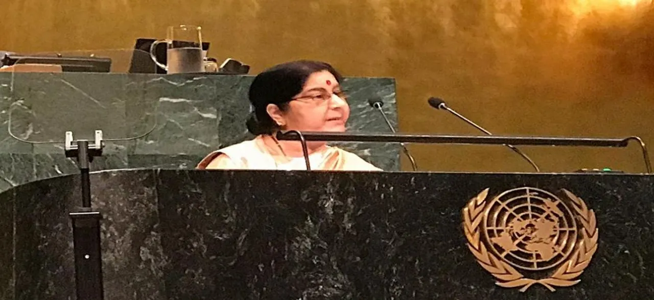 At UNGA, Sushma Swaraj's seven-minute 'surgical strike' against Pakistan