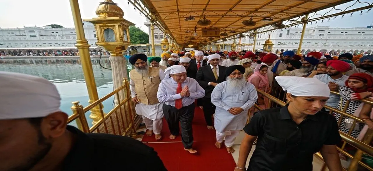 UN Secretary General Antonio Guterres visits Golden Temple in Amritsar