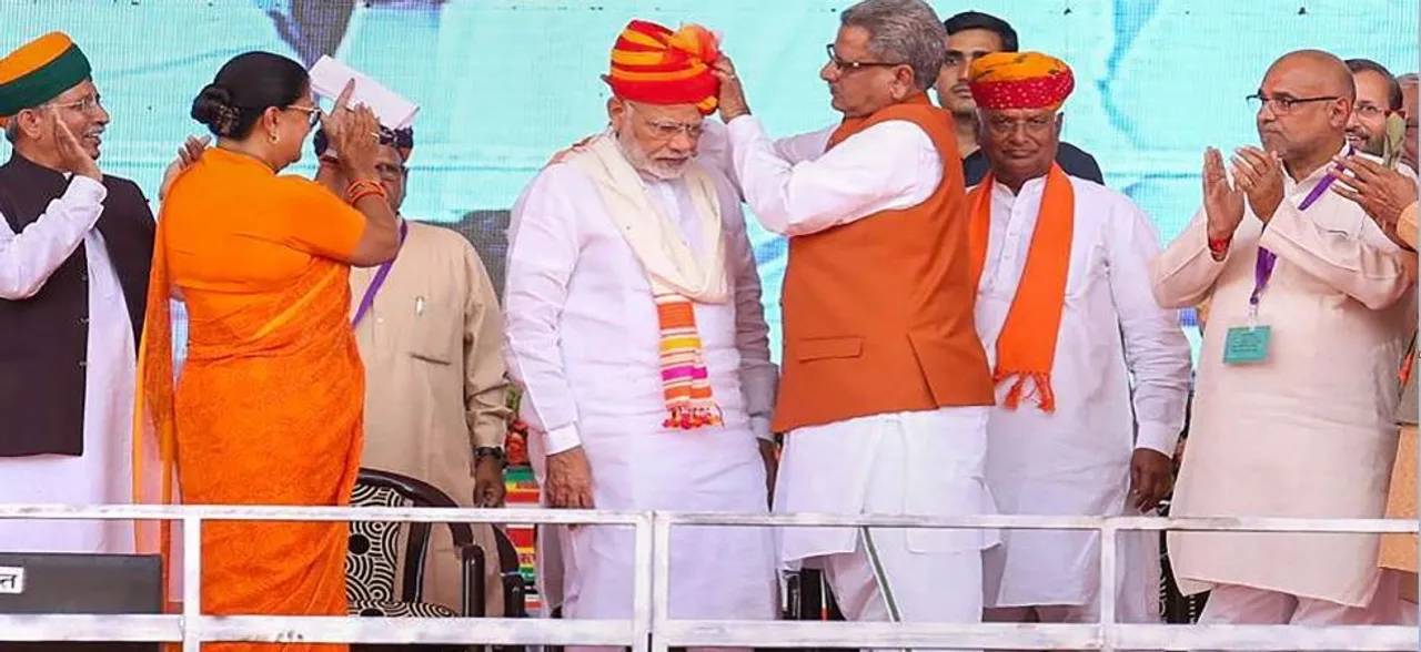 In Ajmer, PM Modi slams Congress, says it plays vote-bank politics