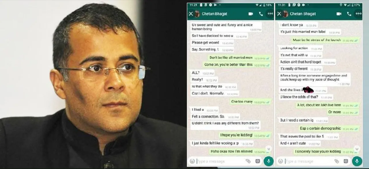 On #MeToo allegation, Chetan Bhagat apologises on Facebook