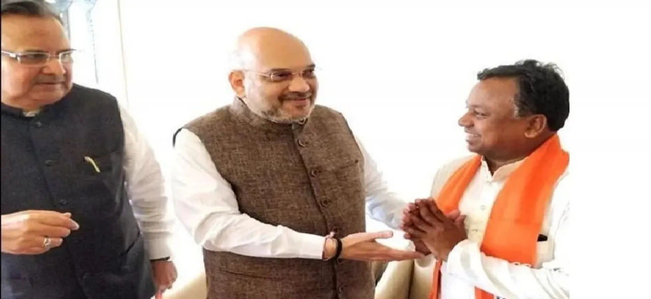 Days before Chhattisgarh assembly polls, senior Congress leader Ram Dayal Uike joins BJP