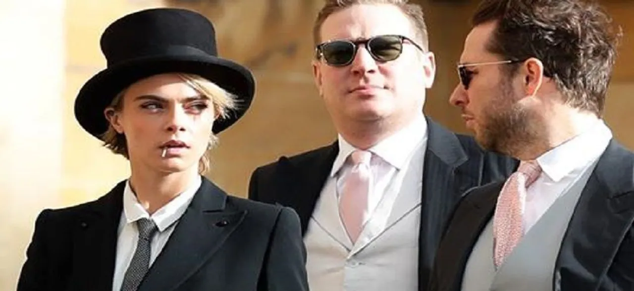 Cara Delevingne is the definition of chic at Princess Eugenieâ€™s wedding