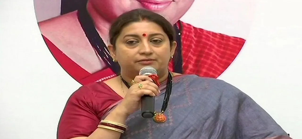 Empower women as tribute to Vijaya Raje Scindia: Smriti Irani