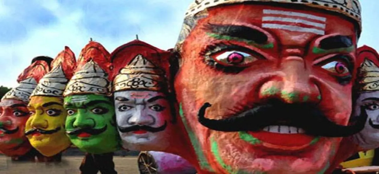 Ravana effigies in high demand on Dussehra eve