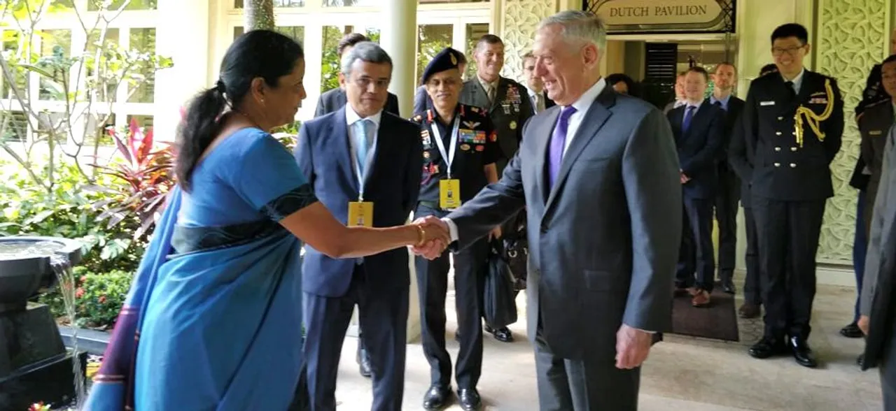 Defence Minister Nirmala Sitharaman meets US counterpart James Mattis on ASEAN meet sidelines