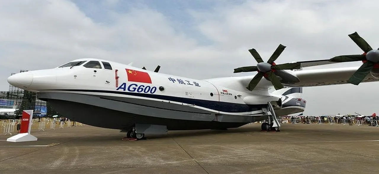 China-built world's largest amphibious plane completes maiden flight test