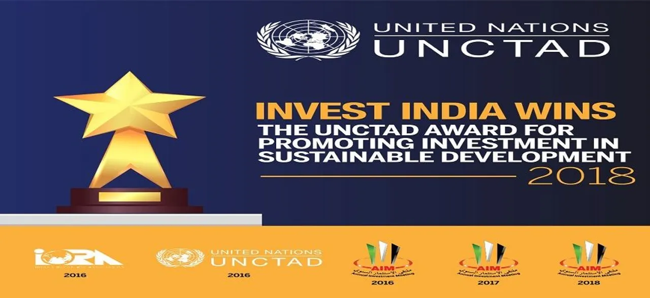 Invest India wins UN award for excellence in promoting investments in sustainable development