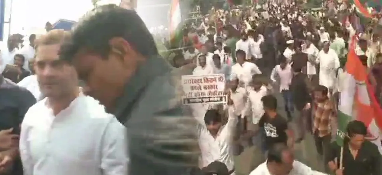 Delhi police say eight Congress leaders, 150 workers detained for 20 minutes