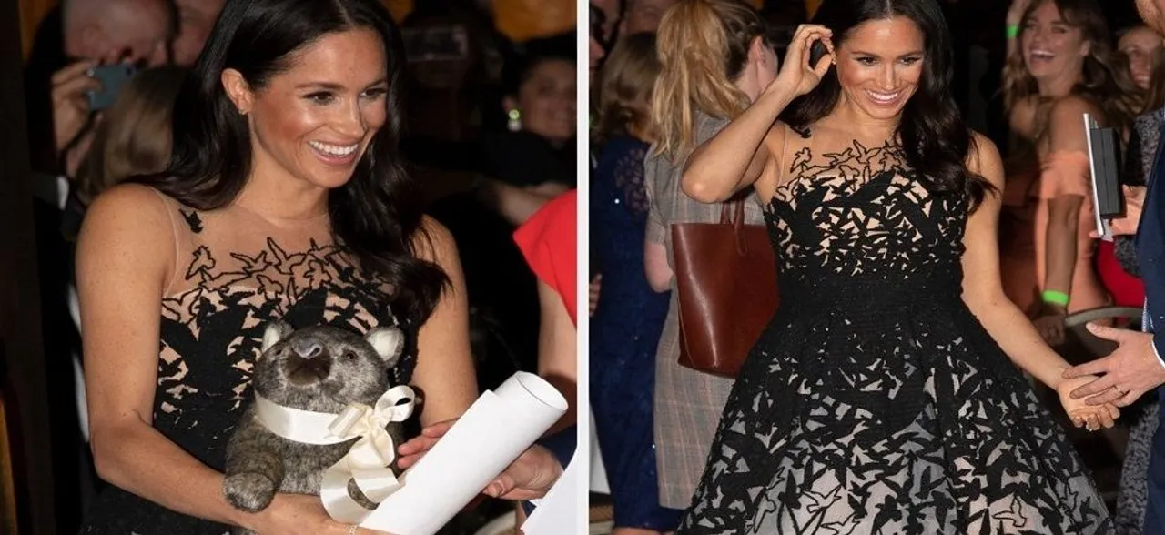 Meghan Markle is channelling her inner Disney princess in this Oscar de la Renta dress
