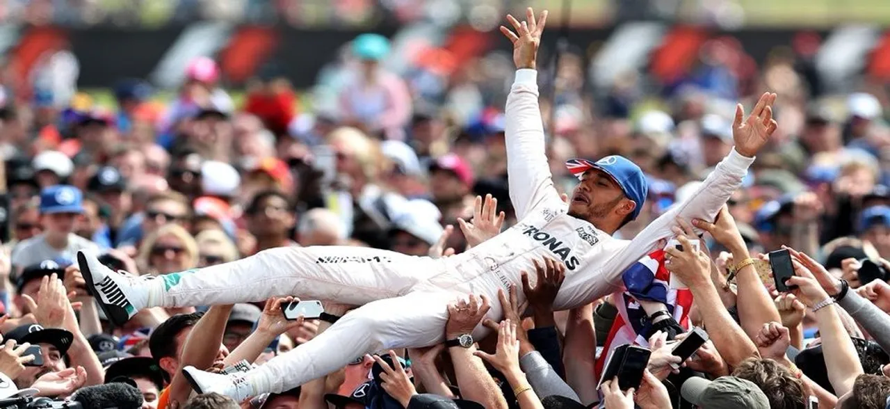 Lewis Hamilton secures fifth world title after finishing fourth in Mexico Grand Prix