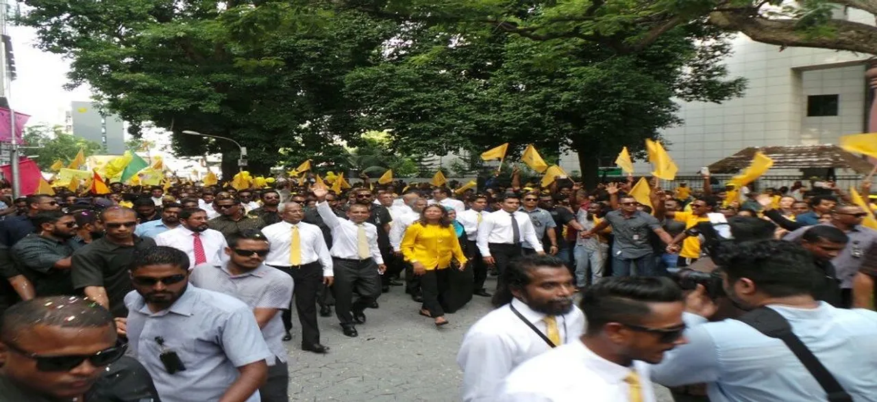 Maldives ex-president Mohamed Nasheed returns from asylum