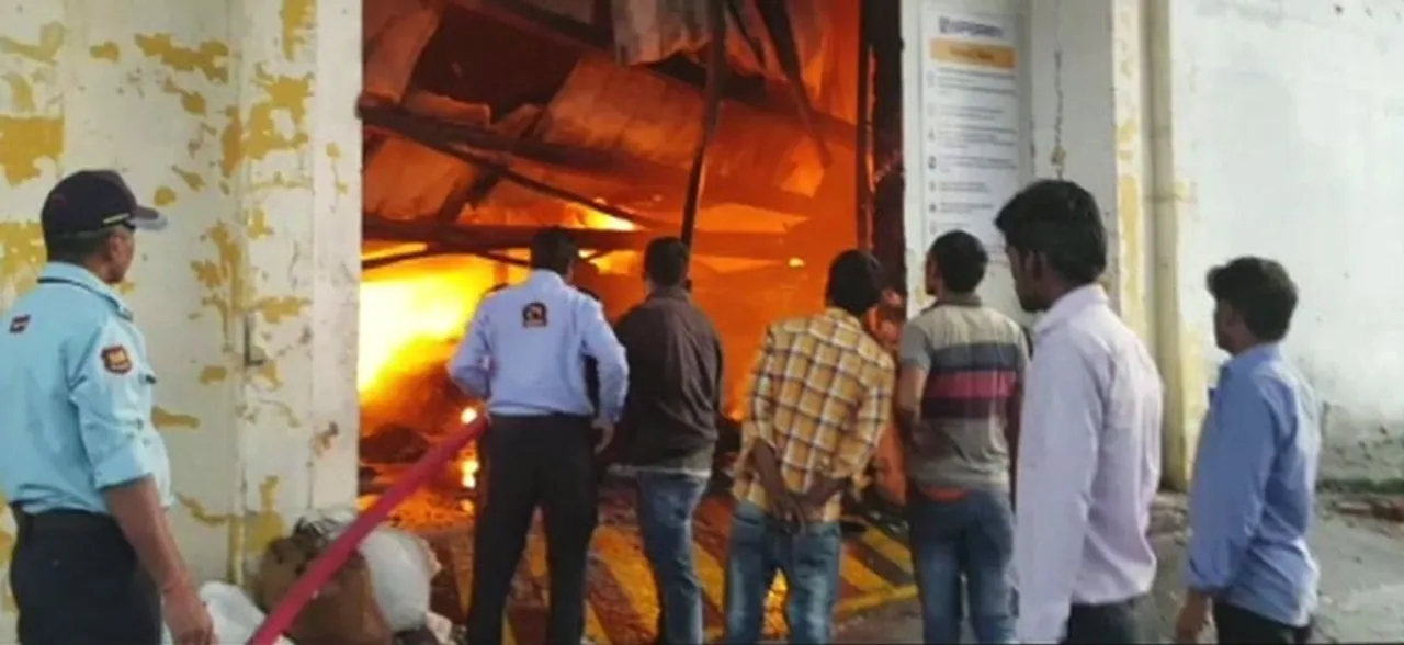 Greater Noida: Fire breaks out at plastic factory in Udyog Vihar