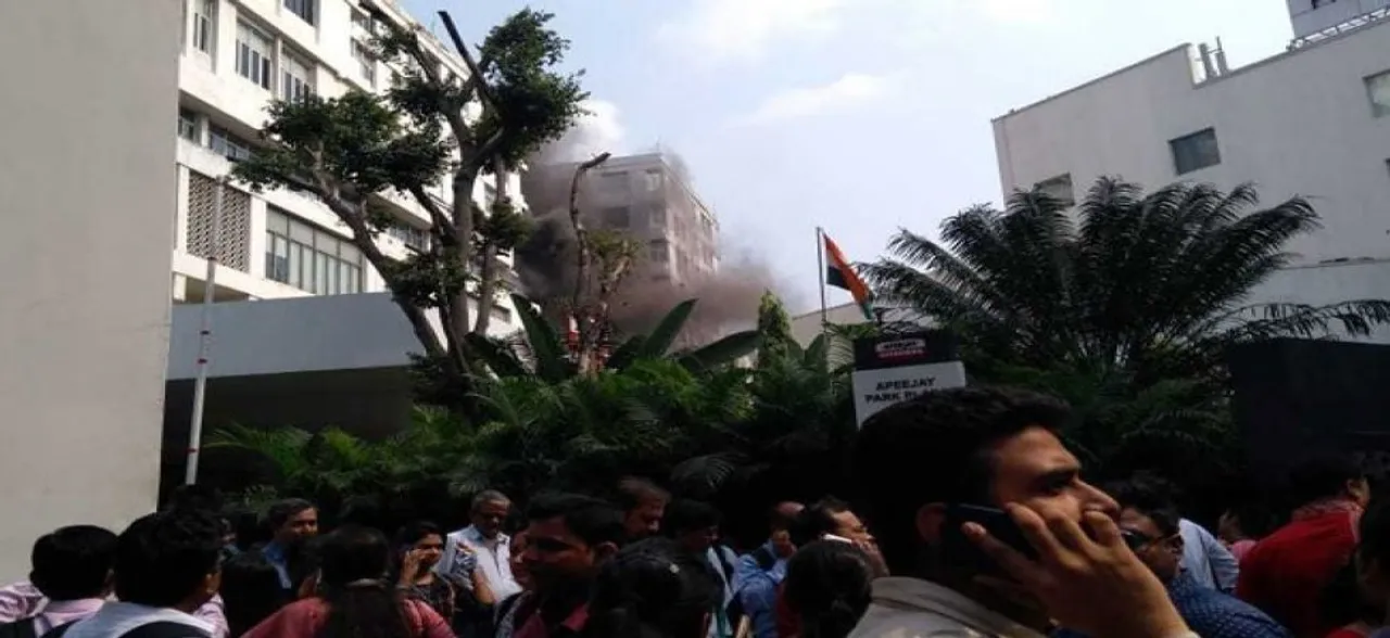 Kolkata: Fire at Apeejay House building in Park Street; no casualty reported
