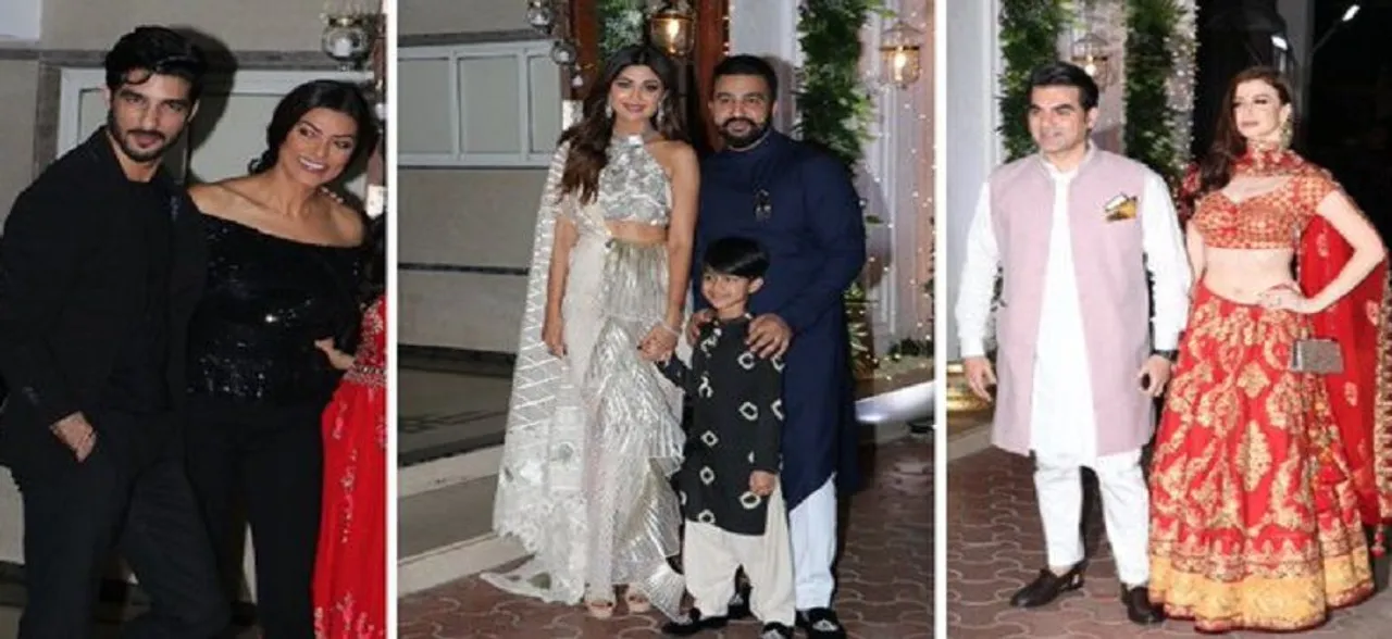Sushmita Sen's rumoured boyfriend Rohman Shawl turned heads at Shilpa Shetty's Diwali bash