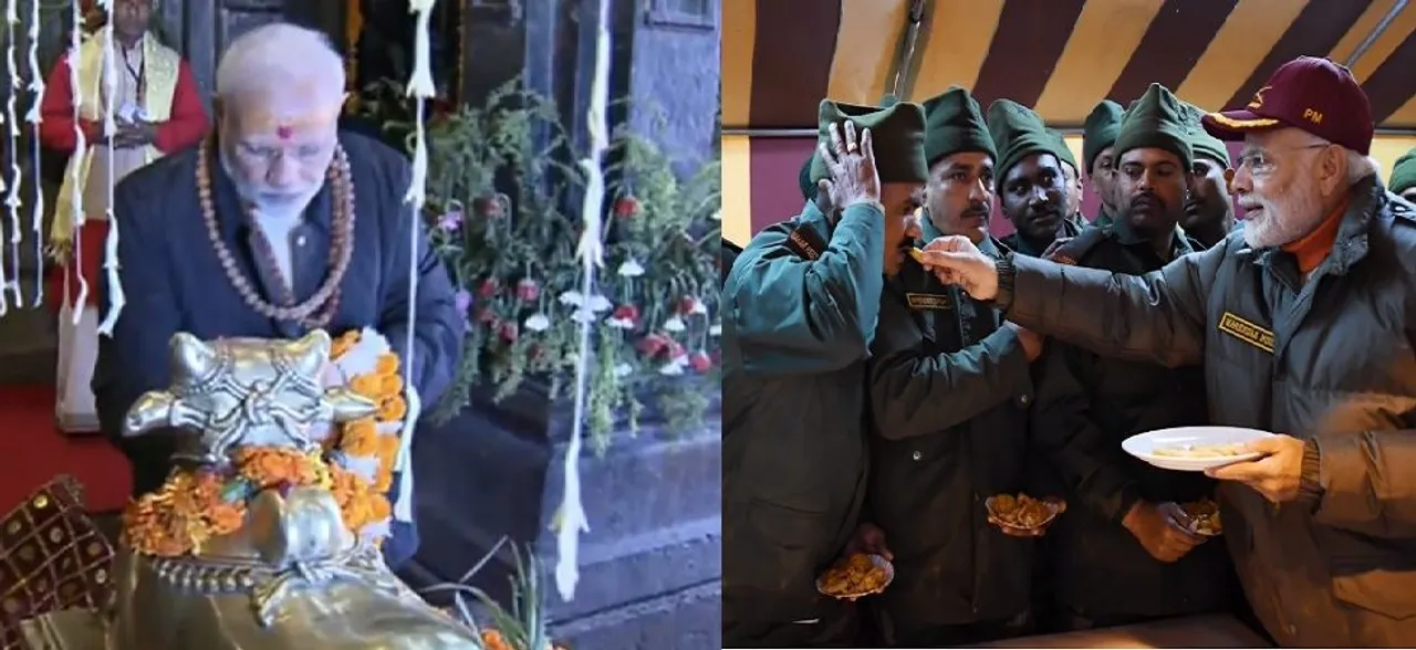 Diwali 2018 celebrations: PM Modi offers prayers at Kedarnath Temple; greeted by local people in Harsil