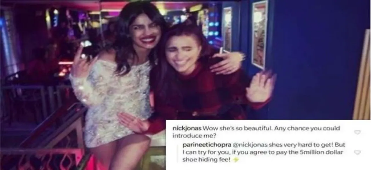 Nick Jonas's adorable flirting reveals Parineeti Chopra's plan for shoe-hiding-fee