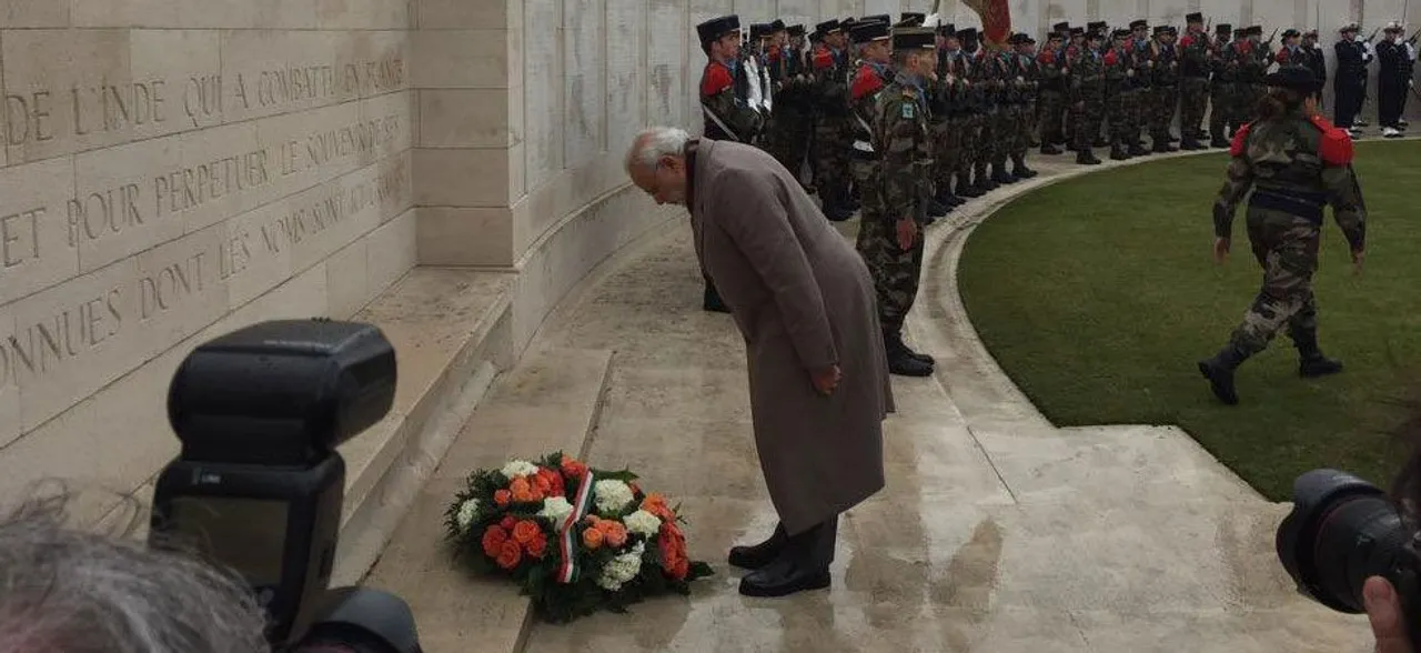 WWI Centenary: PM Modi remembers Indian soldiers who fought for the â€˜cause of peaceâ€™