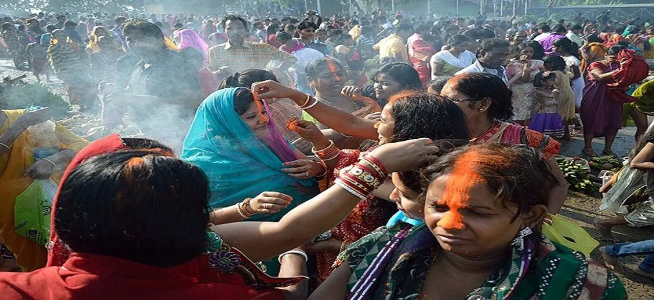 Chhath Puja 2018: Significance of the long yellow sindoor that women apply