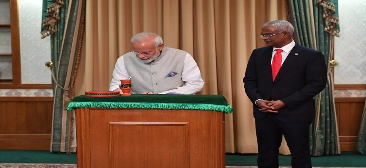 Maldives' Ibrahim Mohamed Solih sworn in as President, PM Modi attends ceremony 
