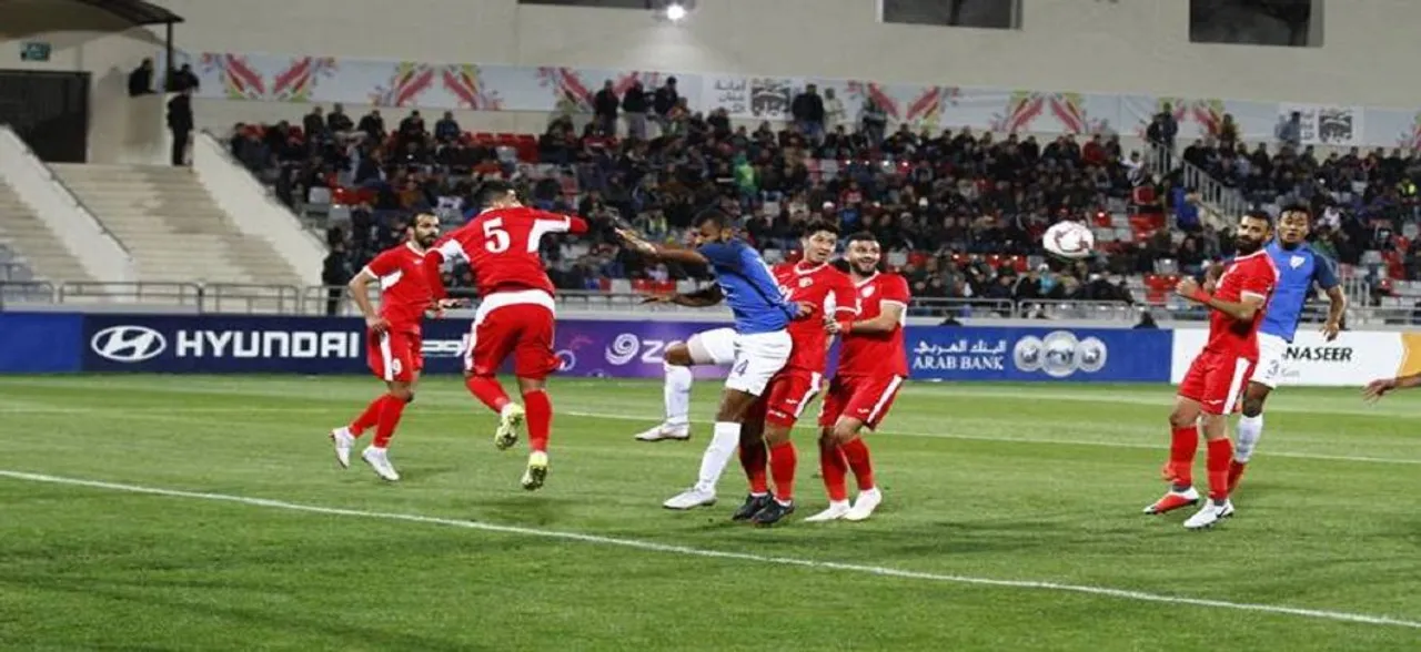 India lose 1-2 to Jordan in hard-fought in international football friendly match