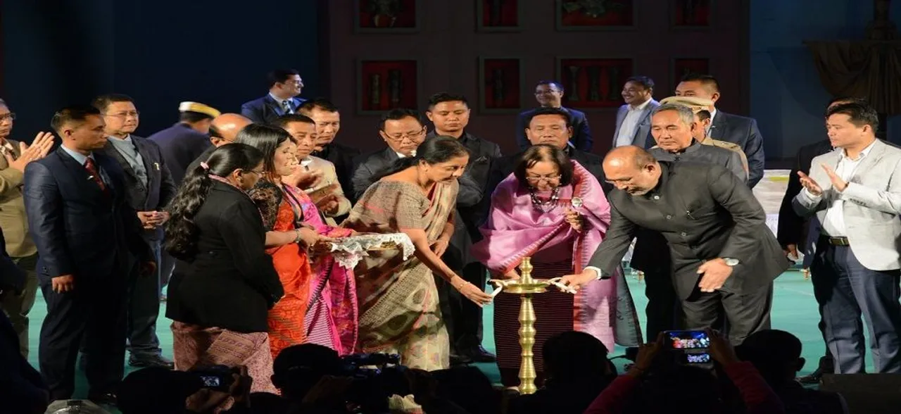 Defence minister Nirmala Sitharaman unveils Manipurâ€™s mega Sangai festival