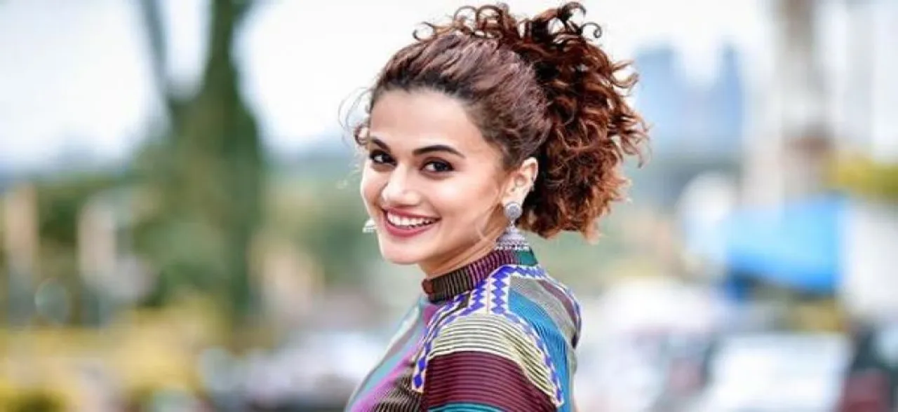 Taapsee Pannu treats fans to a sneak-peak of Mission Mangal donning a yellow saree