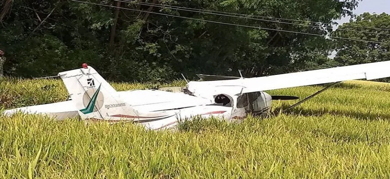 Telangana: Trainee aircraft crashes at Bahupeta in Yadadri Bhuvanagiri district