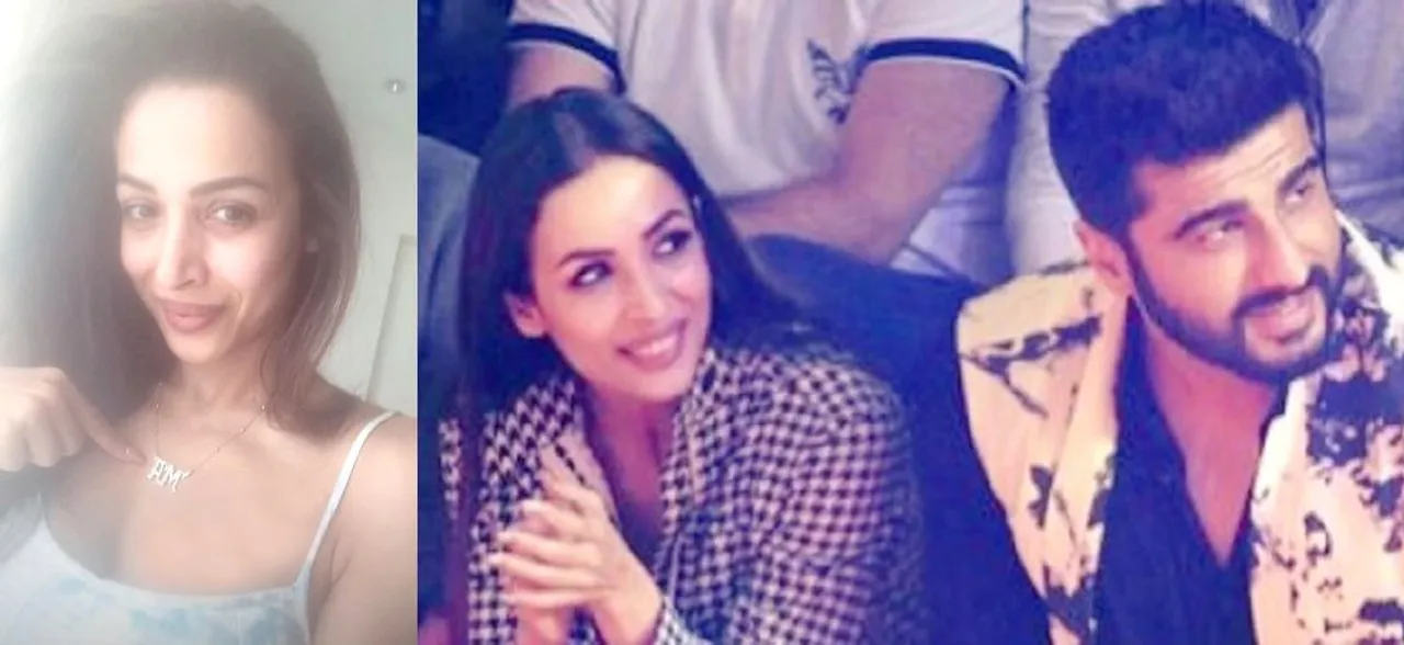 Malaika Arora wore a pendant with Arjun Kapoorâ€™s name on it dropping a hint again!