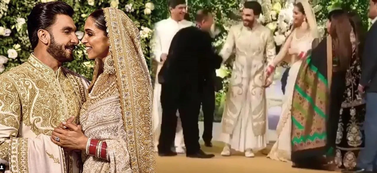Ranveer Singh wore a â€˜Lehengaâ€™ for his Mumbai reception finally, look closely!
