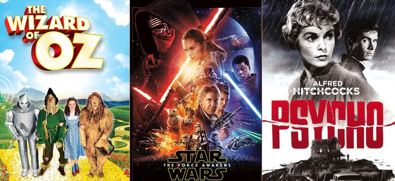The Wizard of Oz, Star Wars, Psycho are most influential films of all time