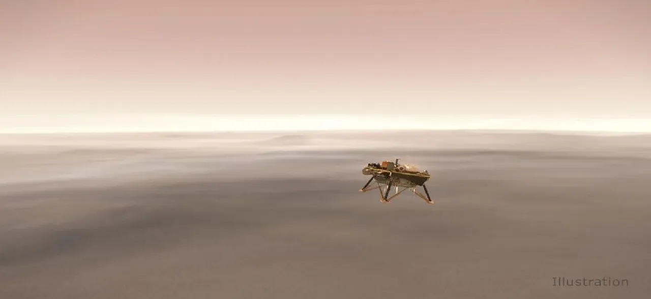 InSight spacecraftâ€™s quake sensor has landed at slight angle: NASA