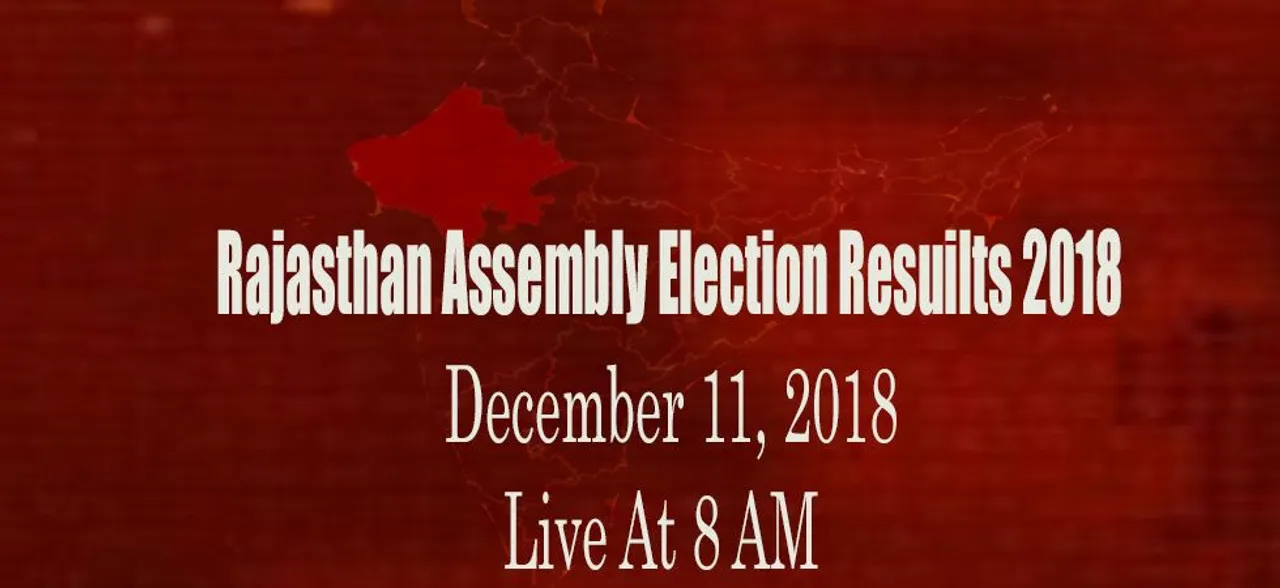 Rajasthan Assembly election results 2018: When and where to watch live coverage  