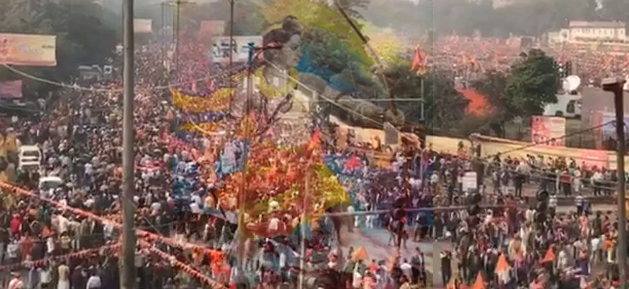 At massive Delhi rally, VHP demands bill on Ram Temple in winter session of Parliament