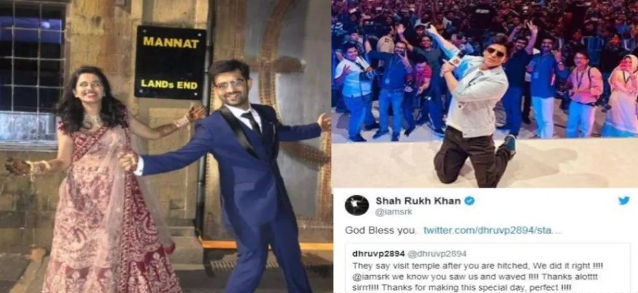 Shah Rukh Khan surprises newlywed couple with happy blessings, find out here