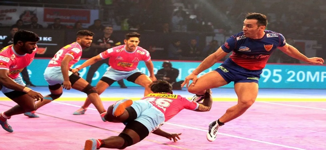 Pro Kabaddi League: Dabang Delhi play out 37-37 draw with Jaipur Pink Panthers