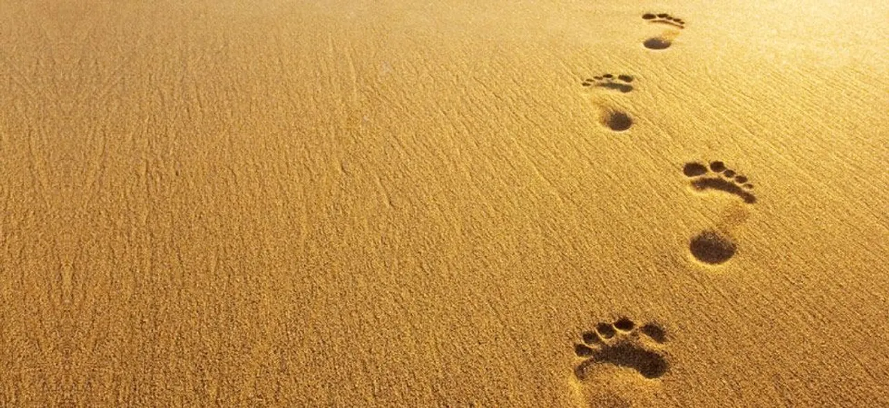 The Quiet Space: The beautiful footprints you leave behind...