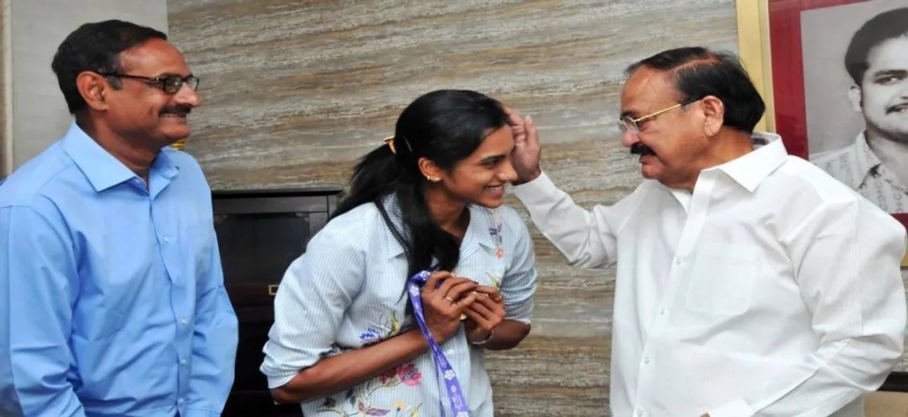 Vice-President M Venkaiah Naidu all-praise for P V Sindhu