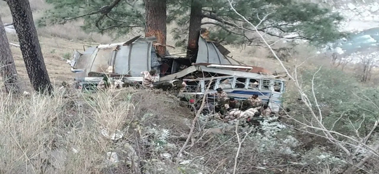 Jammu and Kashmir: ITBP personnel dead, several injured as bus skids off Jammu-Srinagar highway in Ramban 
