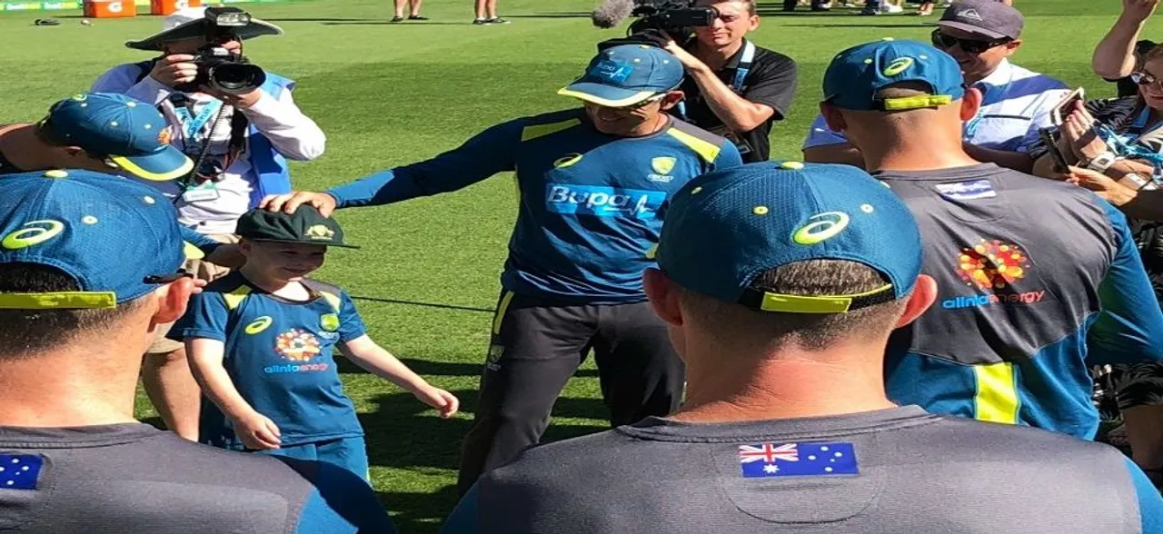 Seven-year-old kid made honorary co-captain for Australia in Boxing Day Test against India