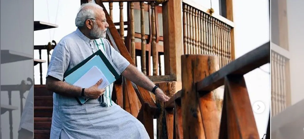 Did you notice PM Narendra Modi's new look in Andaman and Nicobar?
