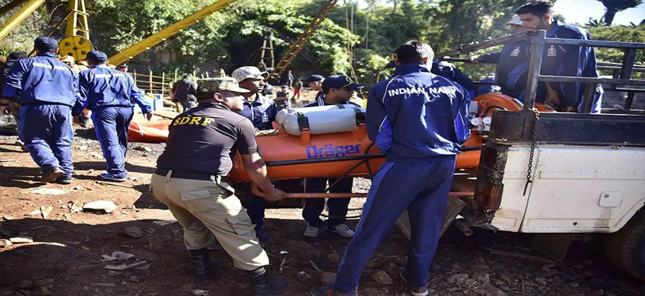Meghalaya Mine Crisis: Navy divers reach bottom of mine, no signs of miners