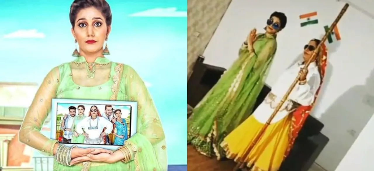 Watch: Sapna Chaudharyâ€™s desi avatar from the sets of Chachi Ram Ram is what you need to see today