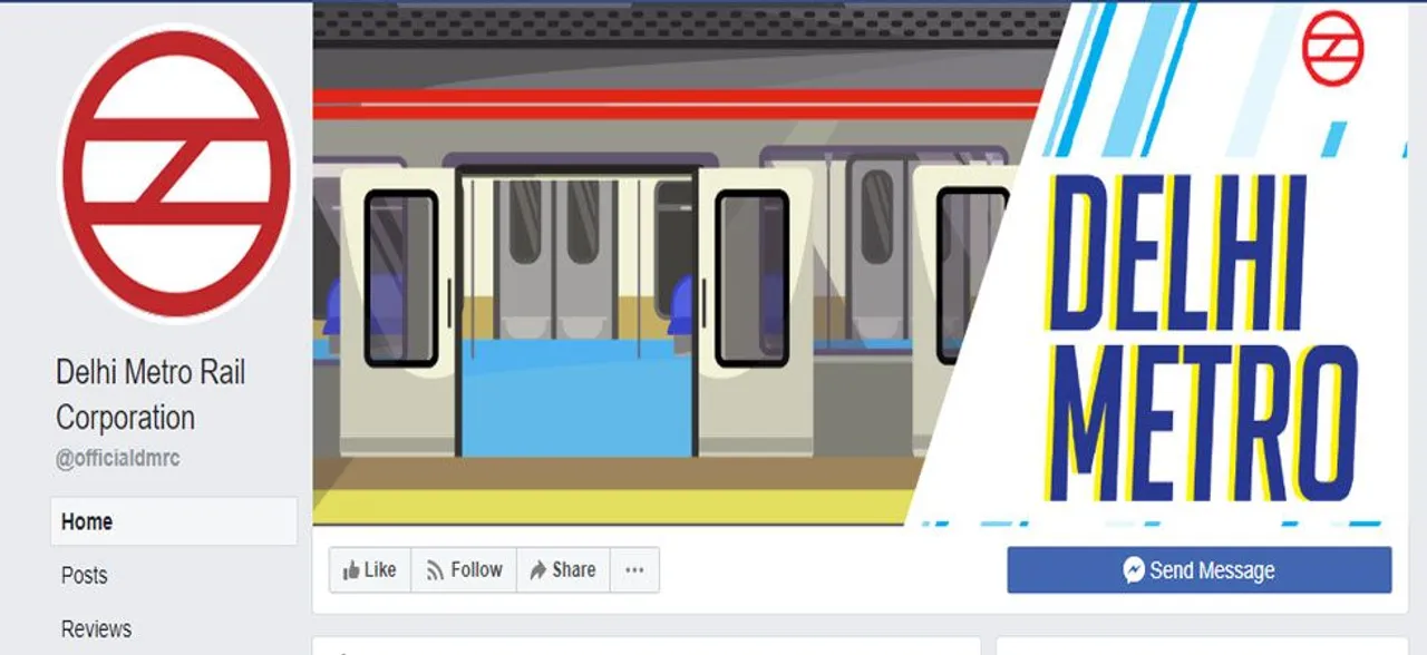 After Twitter, DMRC joins Facebook to connect with commuters