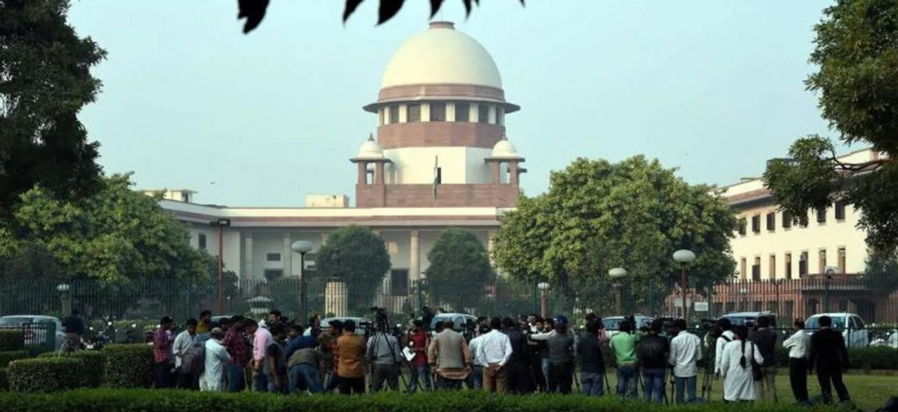 Protests outside Supreme Court after adjournment of Ayodhya land dispute case hearing