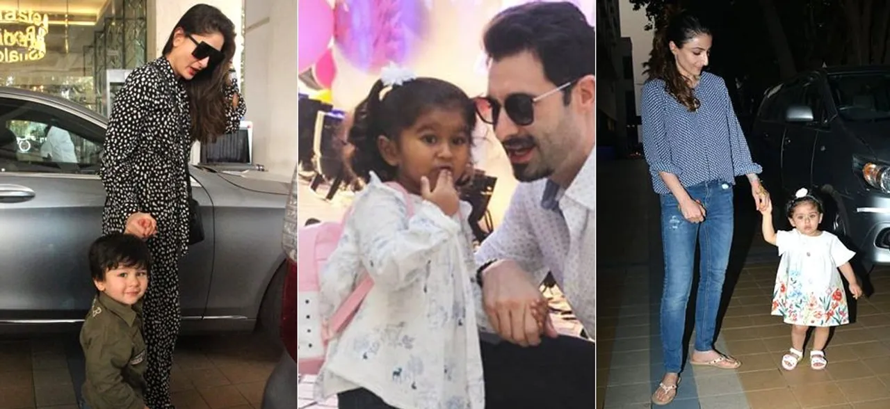 Taimur Ali Khan, Inaaya Naumi, Nisha Kaur Weber and Laksshya merry dancing at a Birthday bash, Watch video
