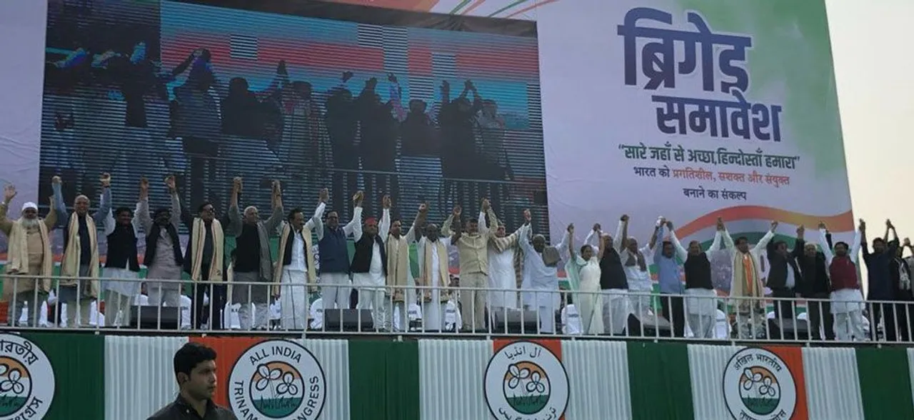 At Mamata Banerjeeâ€™s â€˜United Indiaâ€™ rally, Opposition vows to dethrone Narendra Modi